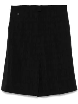 Agnona жаккардовые шорты, черный