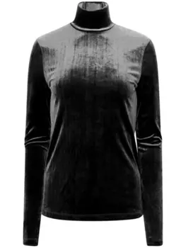 AGOLDE бархатная футболка Pascale, синий