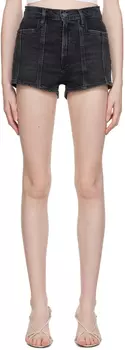 AGOLDE Черные джинсовые шорты Nikita