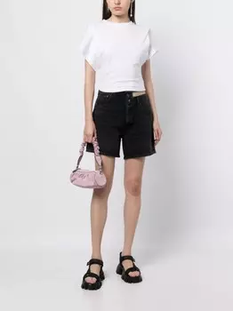 AGOLDE джинсовые шорты, черный