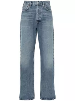 AGOLDE прямые джинсы Fran средней посадки, синий