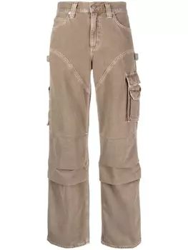 AGOLDE широкие джинсы Nera средней посадки, нейтральный цвет