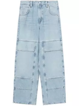 AGOLDE широкие джинсы Tanis с завышенной талией, синий