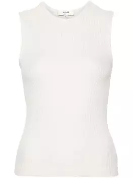 AGOLDE топ Binx без рукавов, белый