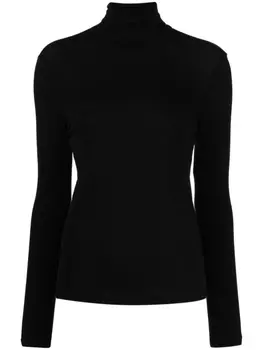 AGOLDE топ Pascale с высоким воротником, черный