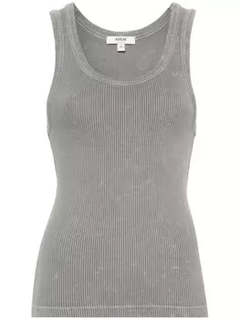 AGOLDE топ Poppy в рубчик, серый