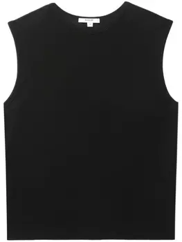 AGOLDE топ с подплечниками, черный