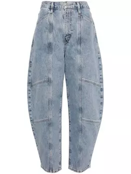 AGOLDE зауженные джинсы Mara с завышенной талией, синий