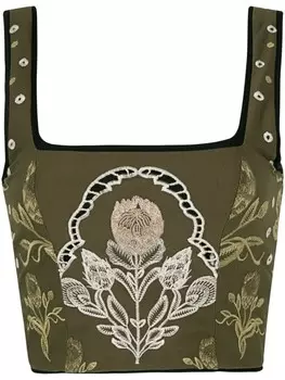 Agua By Agua Bendita аманда топ, зеленый