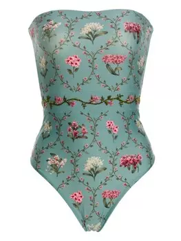 Agua By Agua Bendita купальник Illusion Orquidea, синий