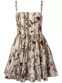 Agua By Agua Bendita мини-платье Lima Caf, нейтральный цвет