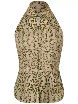 Agua By Agua Bendita ocre Sueo топ, нейтральный цвет