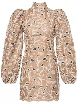 Agua By Agua Bendita платье Guaba, нейтральный цвет