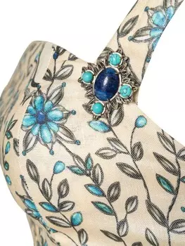 Agua By Agua Bendita платье макси Aguamarina Platero, нейтральный цвет