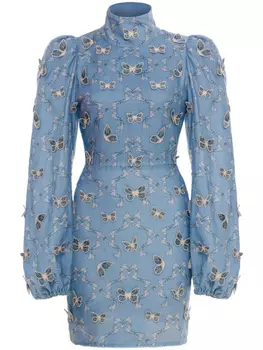 Agua By Agua Bendita платье мини Guaba, синий