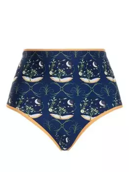 Agua By Agua Bendita плавки бикини Magenta Estelar, синий