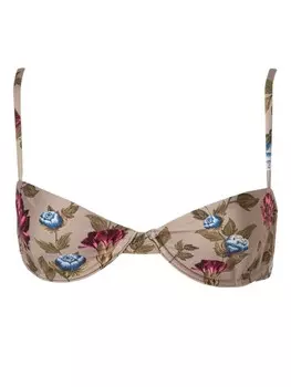 Agua By Agua Bendita топ бикини Magdalena Memoria, нейтральный цвет