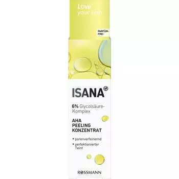 AHA пилинг-концентрат ISANA, 30 ml