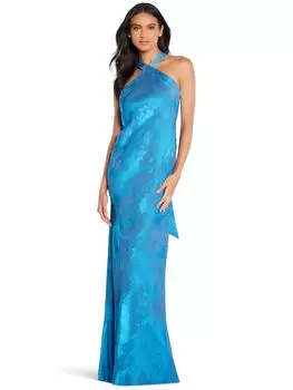 Aidan by Adrianna Papell Платье-русалка с бретельками, Ocean Dream