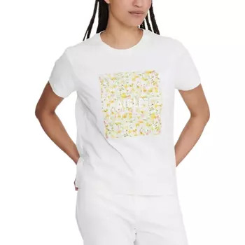 AIGLE Футболка женская розово-белая