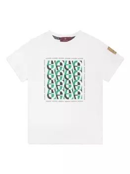 Aigner футболка с логотипом, белый