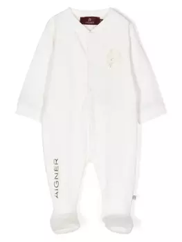 Aigner пижама с логотипом, нейтральный цвет