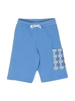 Aigner шорты с логотипом, синий