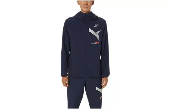AIM Куртка мужская синяя Asics, синий