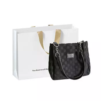 Aini Rabbit Женская сумка через плечо, Бежевый + сумка для мелочей