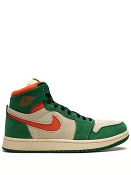 Air 1 High Zoom CMFT 2 Pine Green Кроссовки Jordan, зеленый
