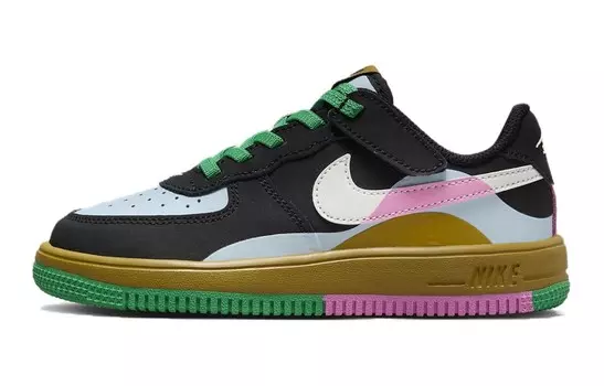 Air Force 1 Kids" Скейтбординг Обувь Дети Nike, черный/синий