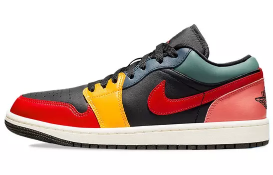 Air Jordan 1 Low SE черные многоцветные (W)