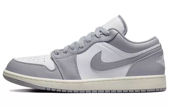Air Jordan 1 Low Vintage Stealth и белый серый
