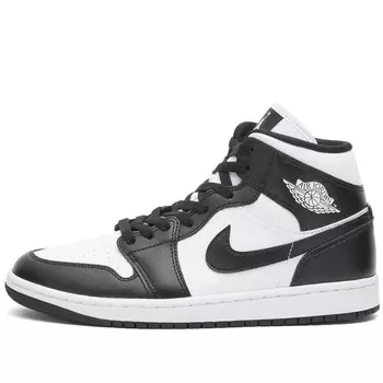 Air Jordan Кроссовки 1 Мид З, белый/черный