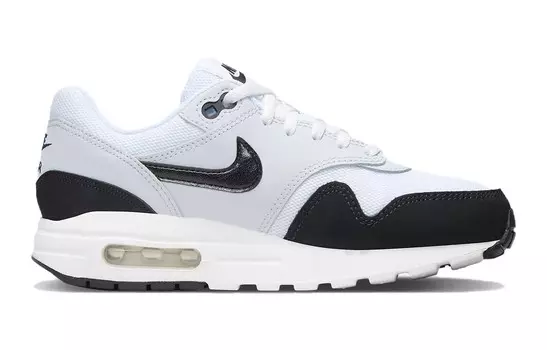 Air Max 1 Белый Черный GS, кроссовки, кроссовки Nike