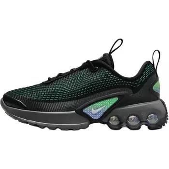 Air Max Dn Детская повседневная обувь для дошкольников, кроссовки, кроссовки Nike, черный/зеленый