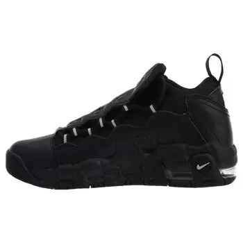 Air More Money Детская повседневная обувь для начальной школы, кроссовки, кроссовки Nike, черный