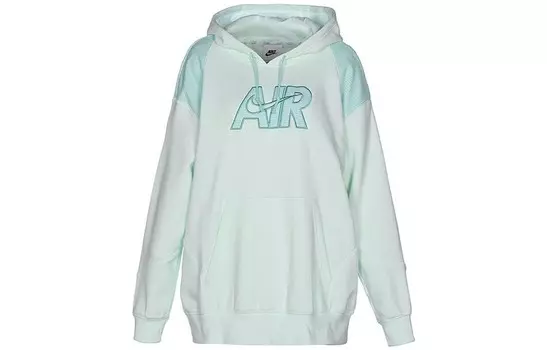 Air Sportswear Трикотажный свитер с капюшоном Зеленый Nike