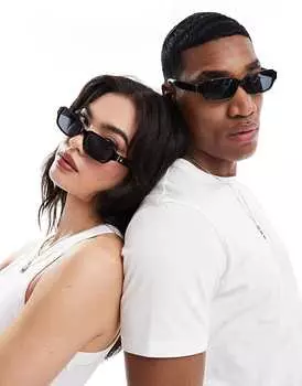 Aire – Crater – Черные прямоугольные солнцезащитные очки