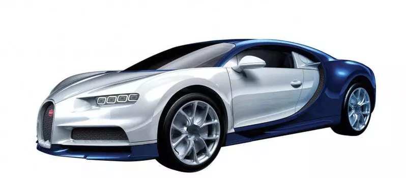 Airfix, пластиковая модель, Quickbuild Bugatt и Chiron, GXP-782272