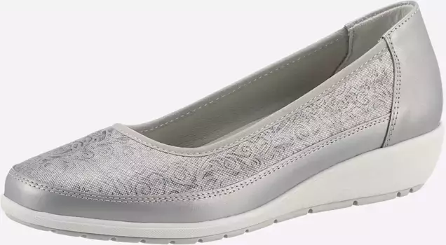 Airsoft балетки, серебристый