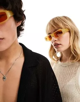 AJ Morgan – желтые солнцезащитные очки с запахом