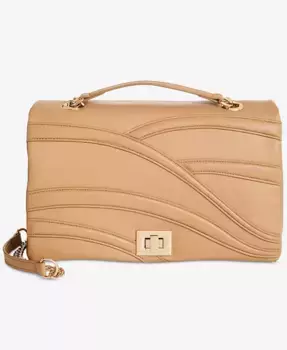 Ajae Small Flap Overlay Crossbody I.N.C. International Concepts, коричневый