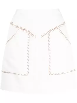 Aje юбка мини Sahira, белый