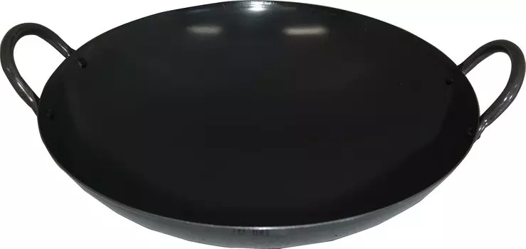 Ajido AD-642 Authentic Wok, 11,8 дюймов (30 см), железная кастрюля, профессиональные характеристики, сделано в Японии WAHEI FREIZ, Black (Black 19-3911Tcx)