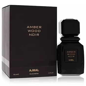 Ajmal Amber Wood Noir Unisex EDP Spray 3,4 унции