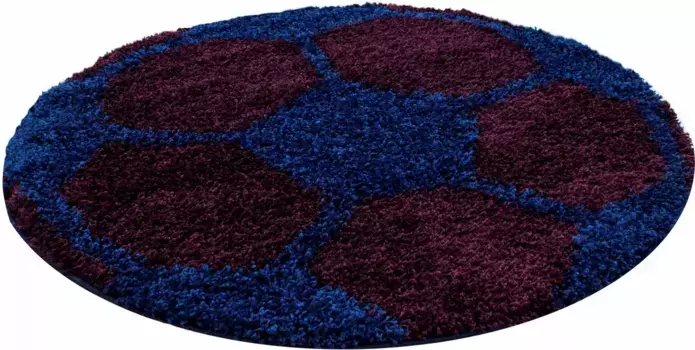 Айылдыз Ковры Детский ковер "Fun 6001", круглый, футбольный дизайн Ayyildiz Teppiche 120 см, цвет navy
