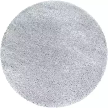 Айылдыз Ковры Ковер Мохнатый "BRILLIANT 4200", круглый, гостиная Ayyildiz Teppiche 200 см, цвет silberfarben