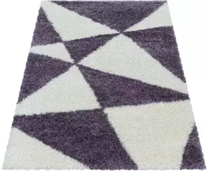 Айылдыз Ковры Ковер Мохнатый "ТАНГО 3101", прямоугольный, гостиная Ayyildiz Teppiche 160х230 см, цвет lila