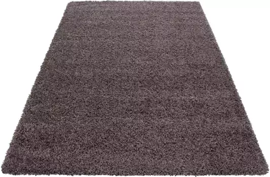 Айылдыз Ковры Ковер с глубоким ворсом "Dream Shaggy", прямоугольный, гостиная Ayyildiz Teppiche 200х290 см, серо-коричневый